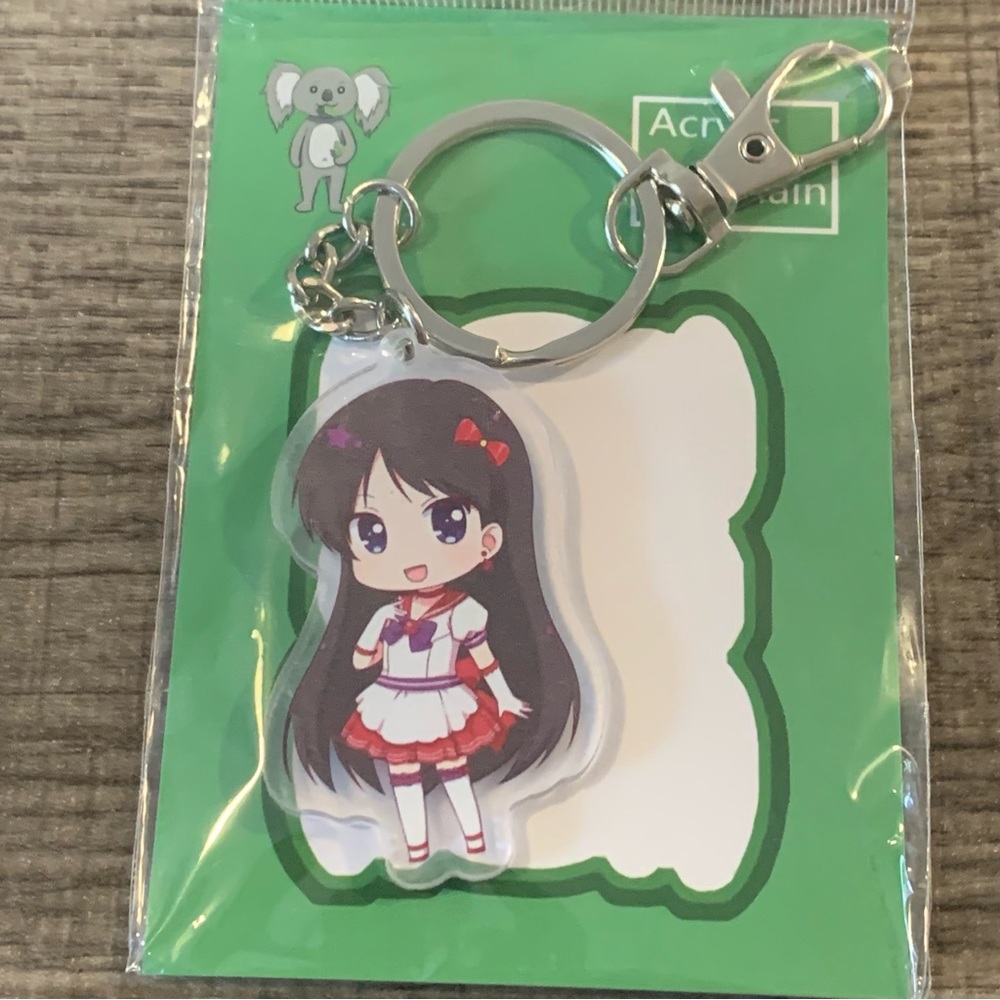 🍒🍒 Sailor Mars Charm Keychain
